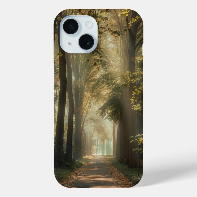 Coques Case-Mate iPhone Route Éthérée Sous Les Arbres (Verso)