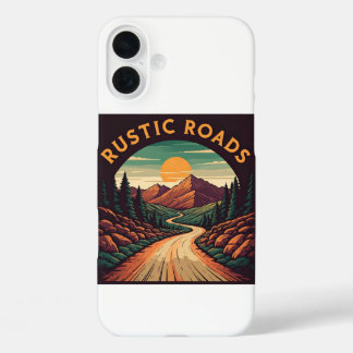 Coque Pour iPhone 16 Plus Routes rustiques