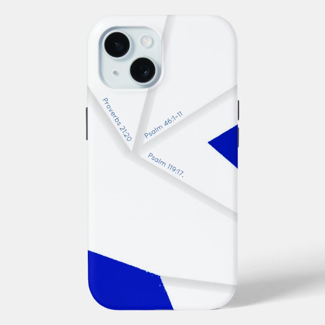 COQUES Case-Mate iPhone ROYAL BLUE ORIGAMI (Verso)