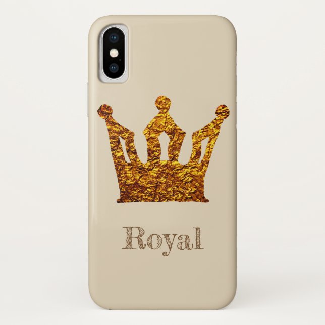 Coques Case-Mate iPhone Royal iPhone X, à peine là (Dos)