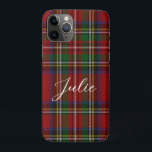 Case-Mate iPhone Case Royal Stewart Tartan Red Green Plaid Motif<br><div class="desc">Royal Stewart Tartan Motif traditionnel rouge et vert</div>