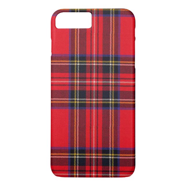 Coques Case-Mate iPhone Royal Stewart tartan rouge noir plaid (Dos)