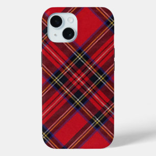 Coque Case-Mate iPhone Royal Stewart tartan rouge noir plaid