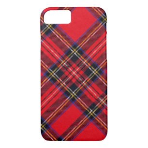 Etui iPhone Case-Mate Royal Stewart tartan rouge noir plaid