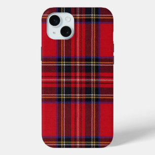 Coque Case-Mate iPhone Royal Stewart tartan rouge noir plaid