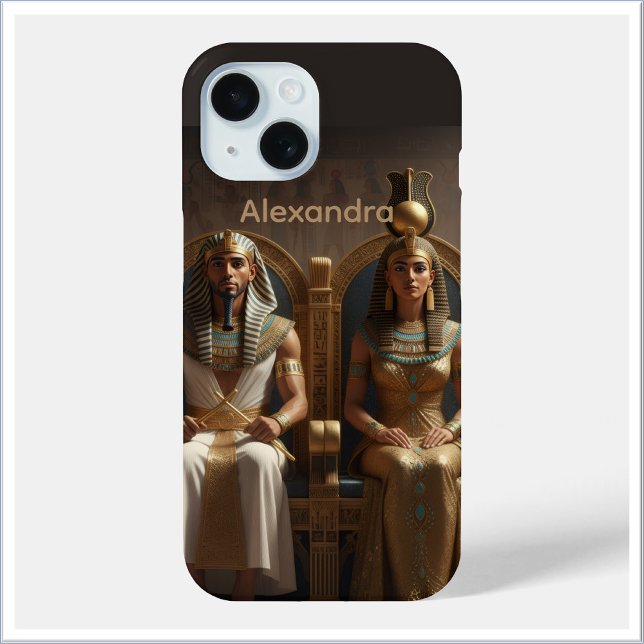 Coques Case-Mate iPhone Royauté de l'Égypte antique Roi & Reine (Créateur téléchargé)