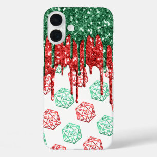 Coque Pour iPhone 16 Plus RPG Drip   Gamer Tabletop Imaginaire rouge et vert