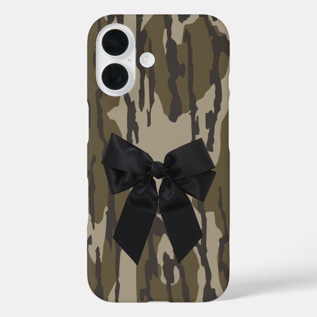 Coques Case-Mate iPhone Ruban Camo Cute Bow Bottomland pour femmes et fill (Verso)