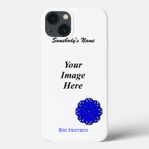 Etui iPhone 13 Ruban de fleurs bleues Modèle par Kenneth Yoncich