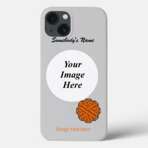 iPhone 13 Case Ruban de fleurs orange Modèle par Kenneth Yoncich