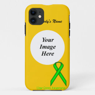 Case-Mate iPhone Case Ruban de la Lime Green Standard par Kenneth Yoncic