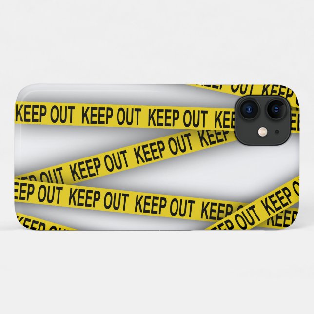 Coques Case-Mate iPhone Ruban de police 3d interdisant l'accès (Dos (Horizontal))