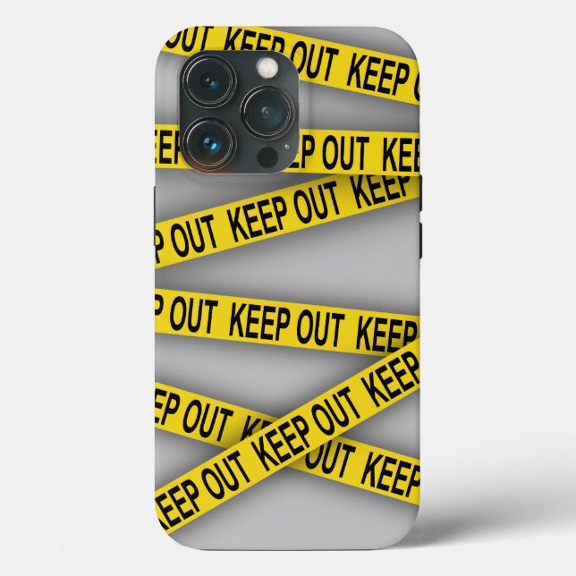 Coques Case-Mate iPhone Ruban de police 3d interdisant l'accès (Verso)