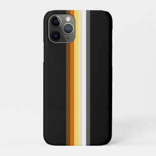 Coque Case-Mate iPhone Ruban du drapeau de fierté de l'ours gay élégant s