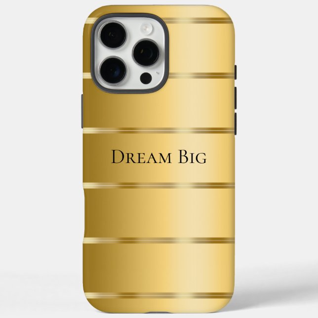 Coques Case-Mate iPhone Ruban Glam Gold (Verso)