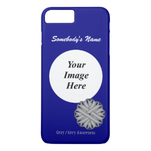 Etui iPhone Case-Mate Ruban gris/gris Fleur Tmpl par Kenneth Yoncich