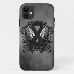 Coque Case-Mate Pour iPhone Ruban noir avec ailes