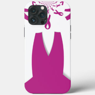 iPhone 13 Pro Max Case Rubans rose Cancer du sein Sensibilisation Art Imp