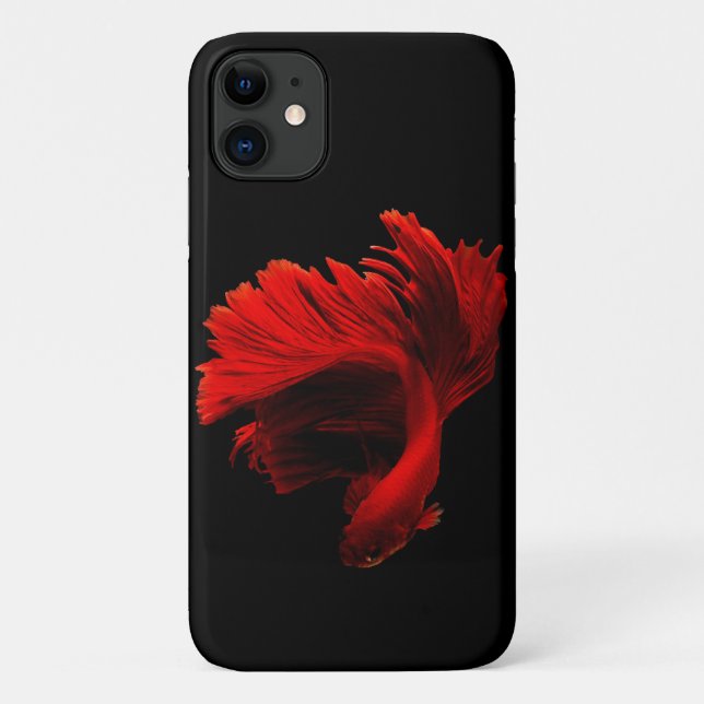 Coques Case-Mate iPhone Ruby Red Siamese Lutter contre le poisson (Dos)