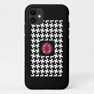 Coques Pour iPhone Ruby Stone Pied de Poule iPhone 5 Couverture