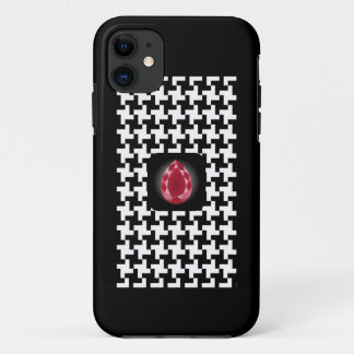 Coques Pour iPhone Ruby Stone Pied de Poule iPhone 5 Couverture
