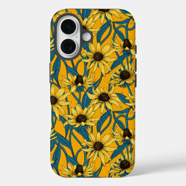 Coques Case-Mate iPhone Rudbekia jaune (Verso)