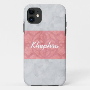 Case-Mate iPhone Case Ruddy rose Batik gris Aquarelle Nom