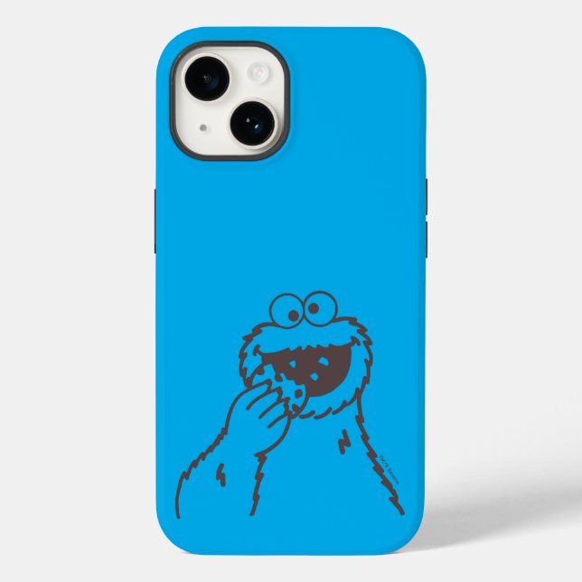 Coques Case-Mate iPhone Rue Sésame | Cookies Monster Bright (Verso)