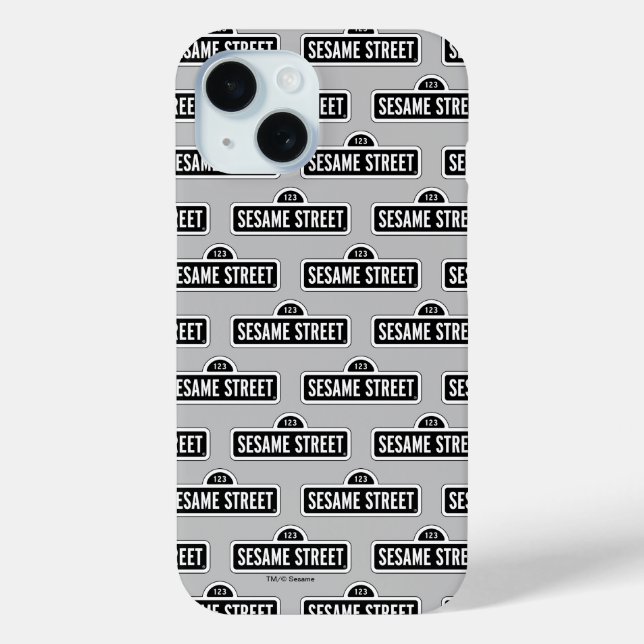 Coques Case-Mate iPhone Rue Sésame | Logo B&W (Verso)
