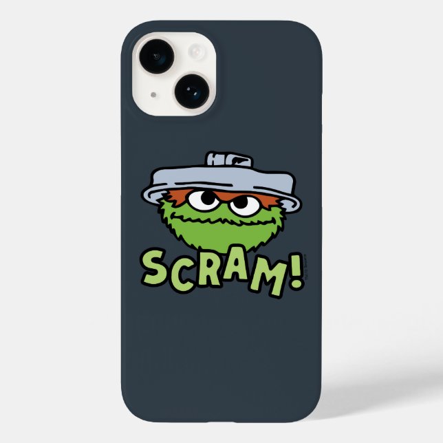Coques Case-Mate iPhone Rue Sésame | Oscar the Grouch Scram! (Verso)