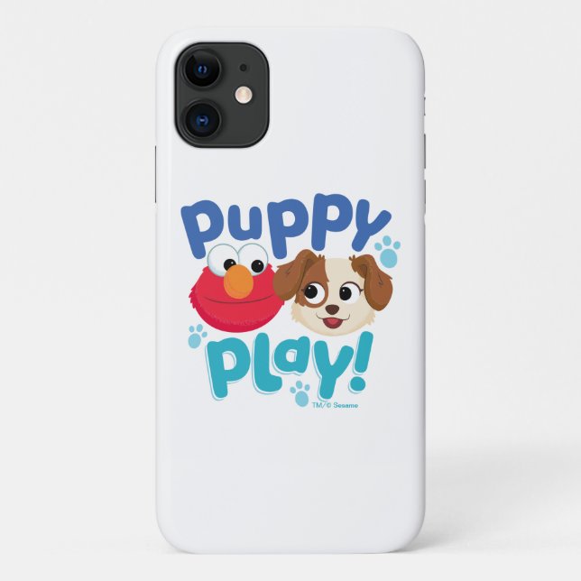 Coques Case-Mate iPhone Rue Sésame | Puppy Play Elmo & Tango (Dos)