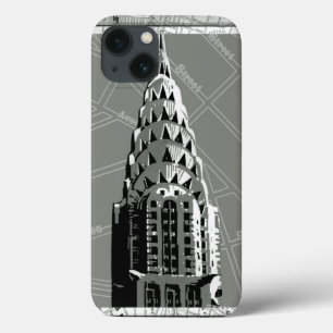 iPhone 13 Case Rues de New York avec Empire State Building