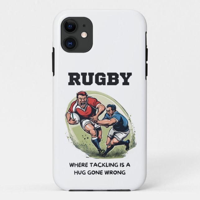 Coques Case-Mate iPhone Rugby Où S'Attaquer Est Un Gros Problème (Dos)