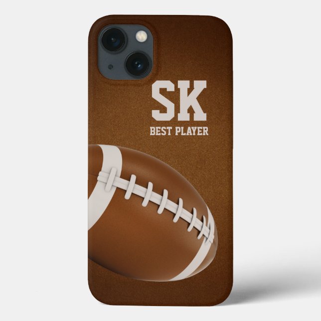Coques Case-Mate iPhone Rugby personnalisé | American Football Sport Cadea (Verso)