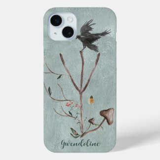 Coque Case-Mate iPhone Rune Algiz avec branches et corbeau