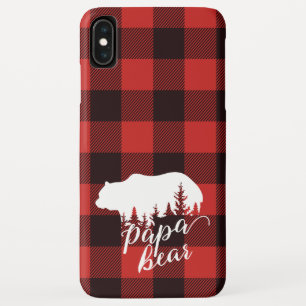 Case-Mate iPhone Case Russe Pays Rouge & Noir Flannel Papa Ours