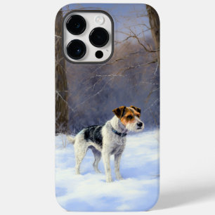Coque Case-Mate iPhone Russell Terrier Qu'il neige Noël