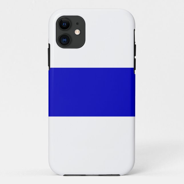 Coques Case-Mate iPhone russian anti war flag ukraine blue line solidarity (Dos)