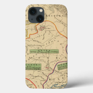 Etui iPhone 13 Russie, suède, Norwege