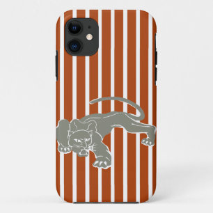 Coque Case-Mate iPhone Rust Red Safari Stripe avec Leopard