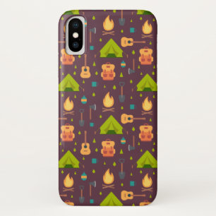 Case-Mate iPhone Case Rustic Camping Tentes Motifs et Guitares