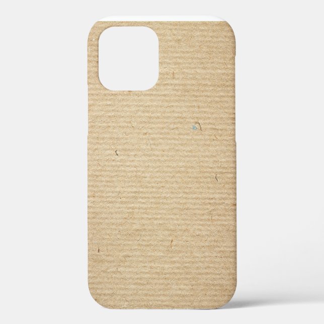 Coques Case-Mate iPhone Rustic Kraft Papier : Arrière - plan texturé. (Verso)