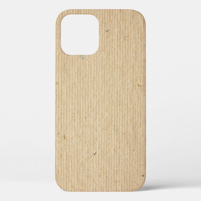 Coques Case-Mate iPhone Rustic Kraft Papier : Arrière - plan texturé. (Verso)