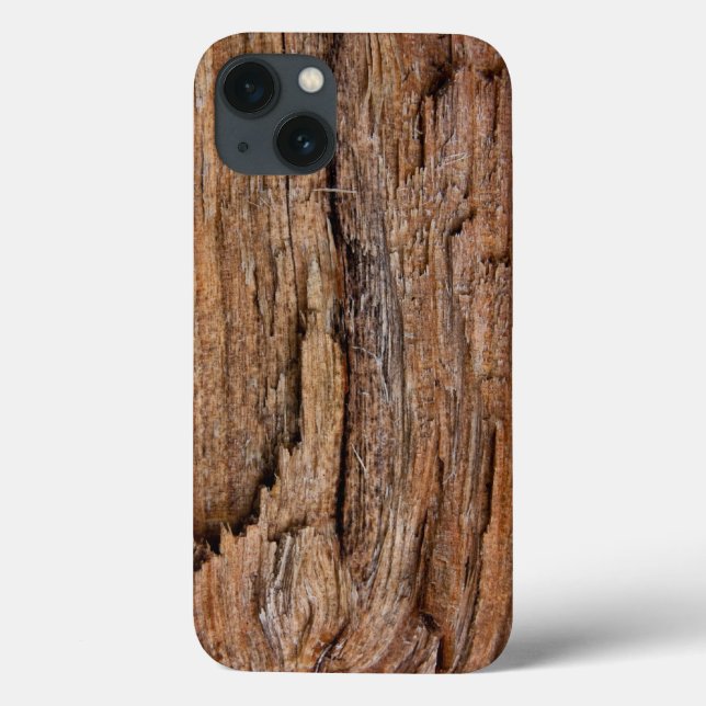 Coques Case-Mate iPhone Rustic wood (Verso)