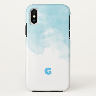 Case-Mate iPhone Case Rustique Elegant Bleu & Blanc Turquoise