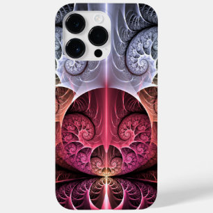 Coque Case-Mate iPhone Rythme cardiaque, art fractal de fantaisie surréal