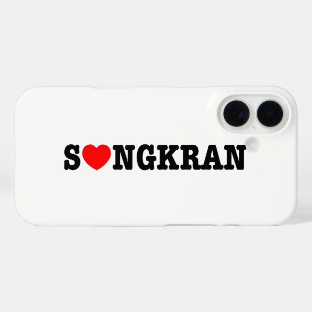 Coques Case-Mate iPhone S (KRAN ~ Heart Love) Songkran (Verso (horizontal))