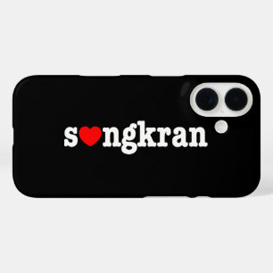 Coque Pour iPhone 16 s❤ngkran ~ Cœur (Amour) Songkran
