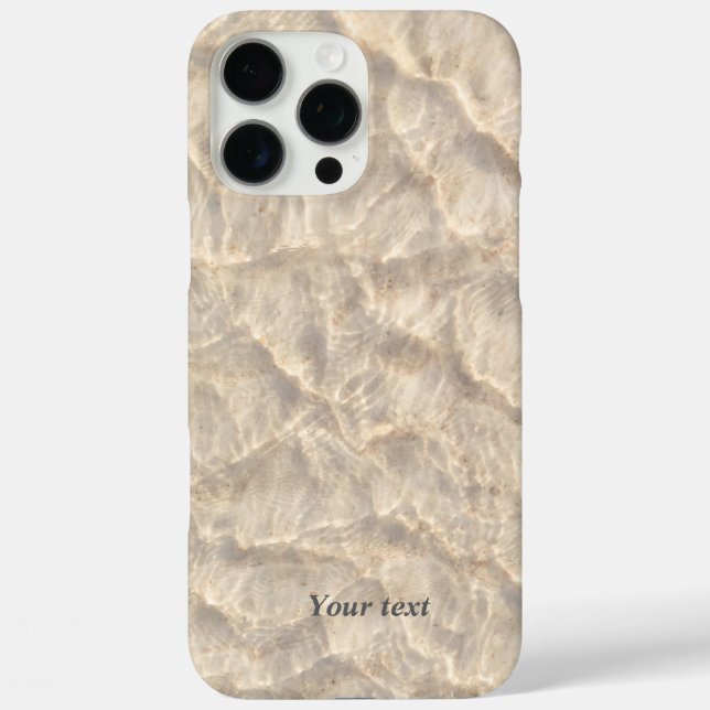 Coques Case-Mate iPhone Sable abstrait et crémeux sous l'eau (Verso)