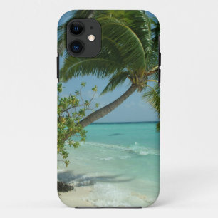 Coque iPhone 11 Sable de plage Tropical Sable Eau Soleil Océan Vag